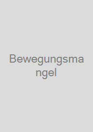 Bewegungsmangel