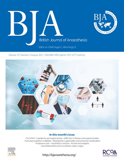 BJA: British Journal of Anaesthesia