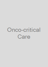 Cover Onco-critical Care