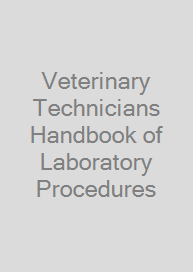 Cover Veterinary Technicians Handbook of Laboratory Procedures