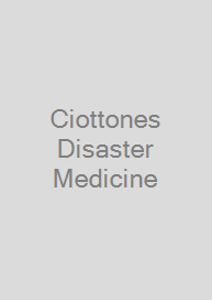 Cover Ciottones Disaster Medicine