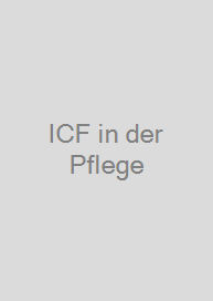 Cover ICF in der Pflege