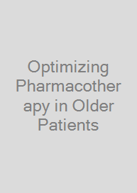 Cover Optimizing Pharmacotherapy in Older Patients