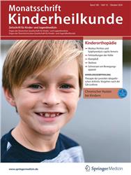 Cover Monatsschrift Kinderheilkunde