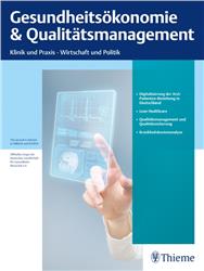 Cover Gesundheitsökonomie und Qualitätsmanagement