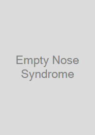 Empty Nose Syndrome