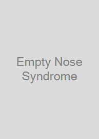 Cover Empty Nose Syndrome