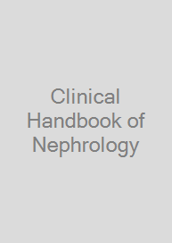 Cover Clinical Handbook of Nephrology