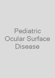 Cover Pediatric Ocular Surface Disease