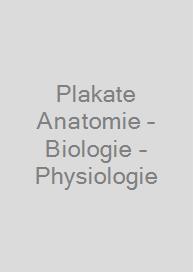 Plakate Anatomie – Biologie – Physiologie