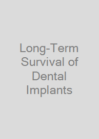 Cover Long-Term Survival of Dental Implants