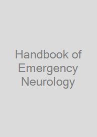 Cover Handbook of Emergency Neurology