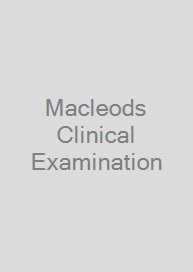 Cover Macleods Clinical Examination