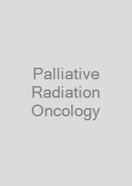 Palliative Radiation Oncology