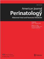 Cover American Journal of Perinatology