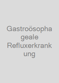 Cover Gastroösophageale Refluxerkrankung