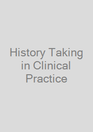 Cover History Taking in Clinical Practice
