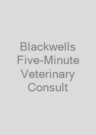 Cover Blackwells Five-Minute Veterinary Consult