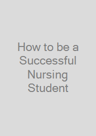 Cover How to be a Successful Nursing Student