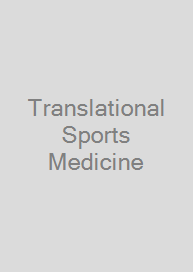 Cover Translational Sports Medicine
