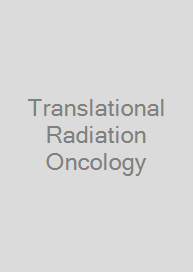 Cover Translational Radiation Oncology