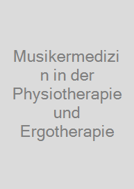 Cover Musikermedizin in der Physiotherapie und Ergotherapie