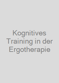 Cover Kognitives Training in der Ergotherapie