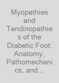 Cover Myopathies and Tendinopathies of the Diabetic Foot: Anatomy, Pathomechanics, and Imaging