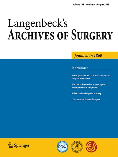 Langenbecks Archives of Surgery