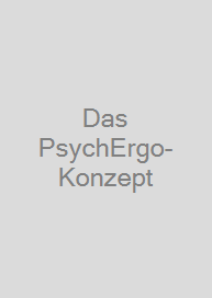 Cover Das PsychErgo-Konzept