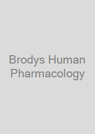 Cover Brodys Human Pharmacology