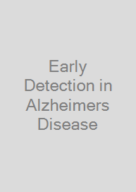 Cover Early Detection in Alzheimers Disease