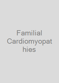 Cover Familial Cardiomyopathies