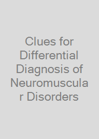 Cover Clues for Differential Diagnosis of Neuromuscular Disorders