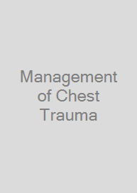 Cover Management of Chest Trauma