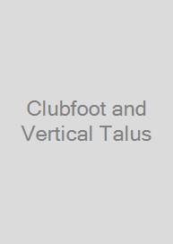 Cover Clubfoot and Vertical Talus