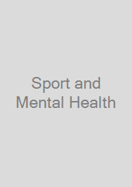 Cover Sport and Mental Health