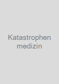 Cover Katastrophenmedizin