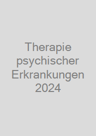 Cover Therapie psychischer Erkrankungen 2024