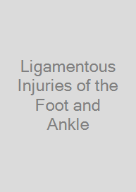 Cover Ligamentous Injuries of the Foot and Ankle
