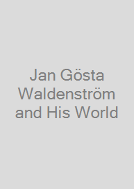 Cover Jan Gösta Waldenström and His World