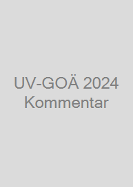 Cover UV-GOÄ 2024 Kommentar