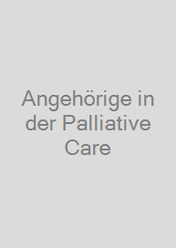 Cover Angehörige in der Palliative Care