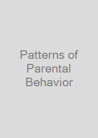 Patterns of Parental Behavior