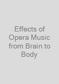 Cover Effects of Opera Music from Brain to Body