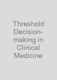 Cover Threshold Decision-making in Clinical Medicine