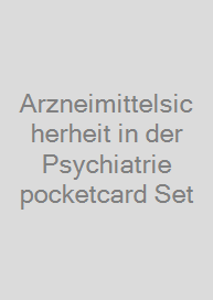 Arzneimittelsicherheit in der Psychiatrie pocketcard Set
