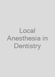 Cover Local Anesthesia in Dentistry