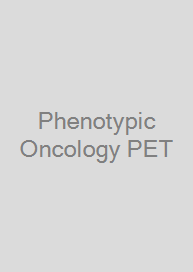 Cover Phenotypic Oncology PET
