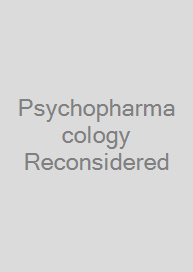 Cover Psychopharmacology Reconsidered